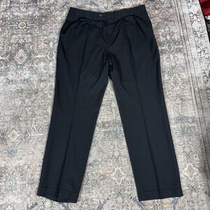 Ralph Lauren Dress Pants Black Pleated Slacks 38x32